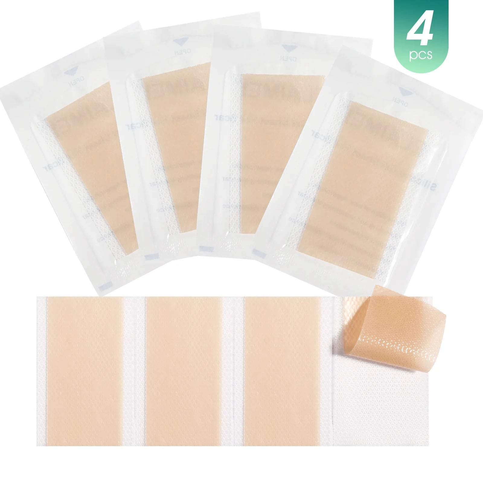 Scar Patches Remove Silicone Gel Sheet Correctors Burn Wounds Efficient Surgery Scar Tape Skin Repair Self-Adhesive Scar Cover
