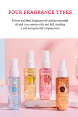 4pcs Women's Perfume Fragrance Set Box, Alcohol Free Body Spray, Lasting Fragrance and Fresh Fragrance, An Ideal Gift for Girls