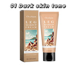 Instant Body Bronzer Foundation Makeup Cream Sun-Kissed Glow Bronzing Tint with Hyaluronic Acid Blurring Body Luminizer 100ml