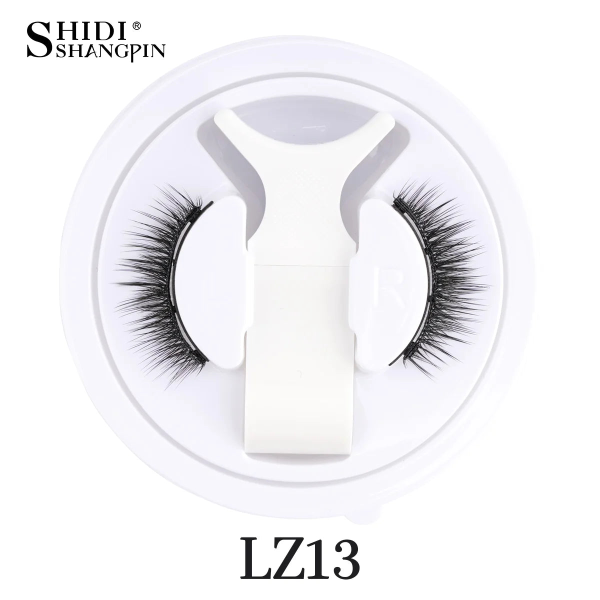 1/2 Pair Reusable Magnetic Eyelashes Tweezers Set Faux Mink Lashes Handmade 3D Natural False Eyelashes and Magnetic Tweezers Set
