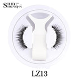1/2 Pair Reusable Magnetic Eyelashes Tweezers Set Faux Mink Lashes Handmade 3D Natural False Eyelashes and Magnetic Tweezers Set