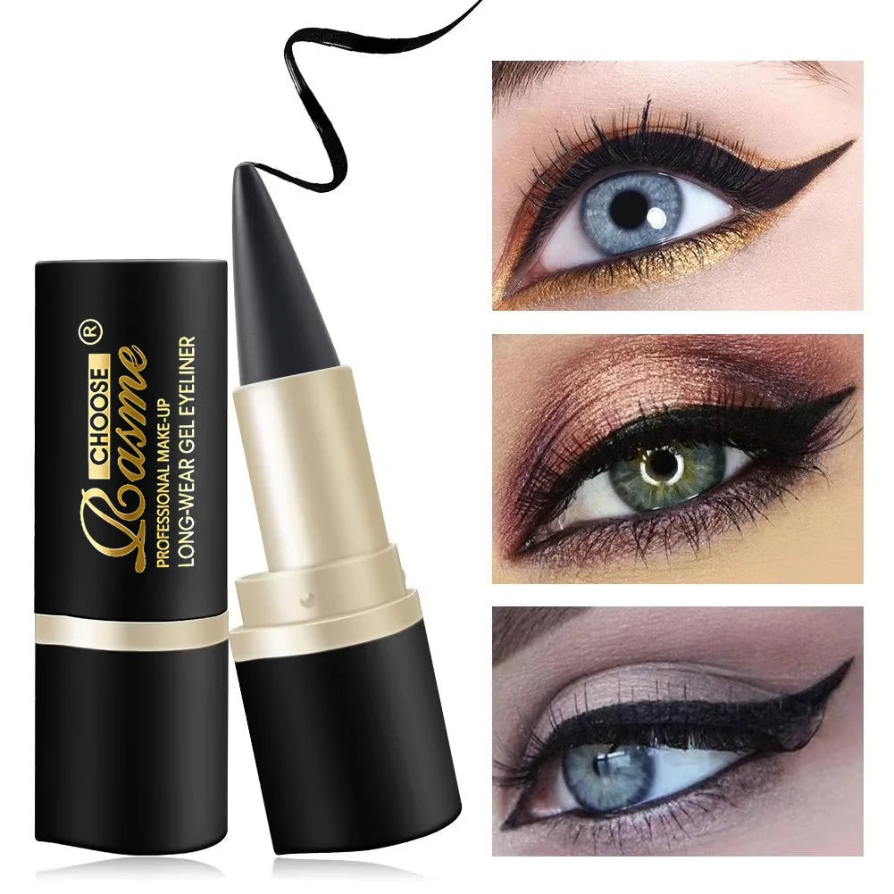 Creamy Texture Eyeliner, 1 Count /2 Counts Easy Coloring Sweat Proof High Pier Pencil, Daily Makeup Accessories for Women and Gi