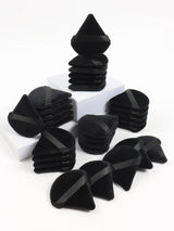 10-100pcs Triangle Mini Velvet Powder Puff Foundation Face Concealer Applicator Cosmetic Finger Sponge Puff Beauty Makeup Tools