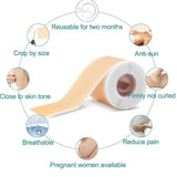 4cmx50cm Silicone Scar Sheet Painless Scar Repair Tape Removal Strip for C-Section Keloid Surgery Burn Acne Roll Effective Scar