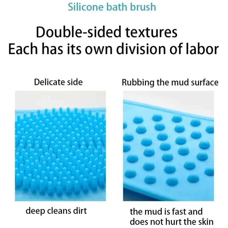 Bath Towels Scrubber Rubbing Back Peeling Massage Body Sponge Silicone Back Brushes Shower Belt Extended Skin Clean Brushes