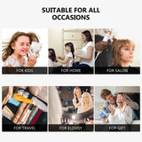 7 In 1 Hair Dryer Brush Brushless High Speed Hair Dryer with Diffuser Ionic Blow Dryer Hot Air Styling Comb Auto Hair Curler