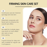 Tighten Skin Care Set Deep Hydration Face Massager Reduce Fine Lines Electric Eye Cream AH-8 Firming Neck Cream with Roller 120g