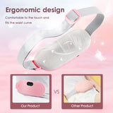 Women Menstrual Heating Pads Effective Hot Compress Period Relief Belt Rechargeable Heated Waist Massager Gifts for Female