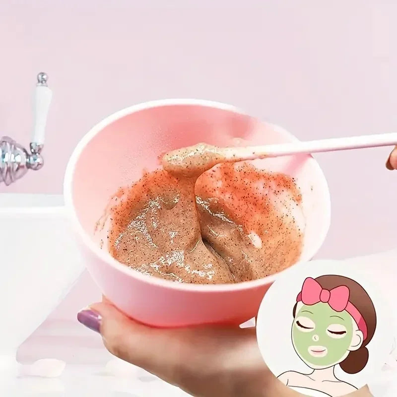 Silicone Face Mask Mixing Bowl Set Facial Skin Care Tools Kit Mask Brush Facial Applicator Spatula Measure Spoon Beauty Supplies