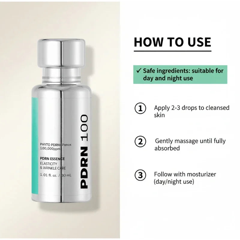 PDRN Peptide Intensive Lifting Serum Set Sun Essence With Collagen PDRN Peptide Complex Skin Tightening Firming Ampoule Essence