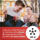 Children's Multivitamin Gummies - with Vitamin C, Omega-3 Fish Oil - Boosts Immunity and Supports Brain Health