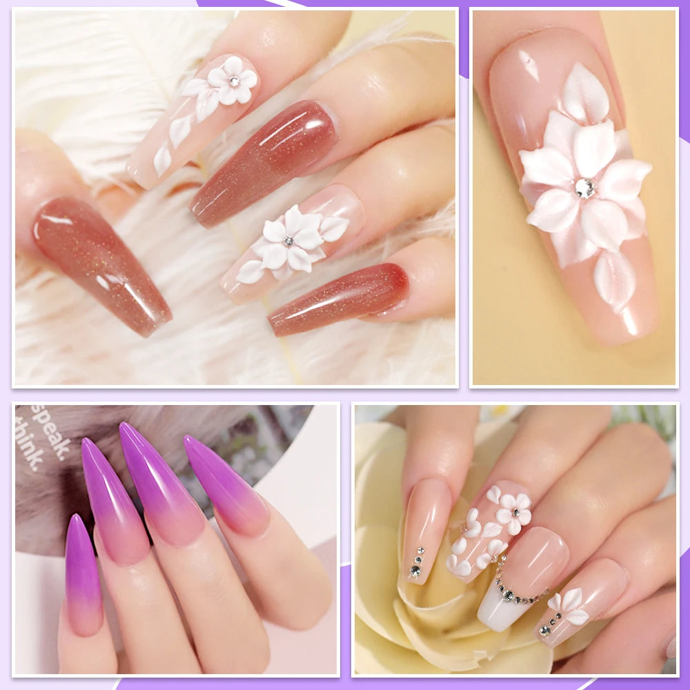 LIMEGIRL Nail Acrylic Liquid Monomer Crystal 40ml/75ml/120ml/240ml for Nail Art Acrylic Powder Extension Professional Manicure