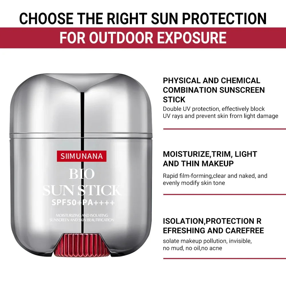 Matte Solar Blocker Isolate Ultraviolet Skin Protector Moisturizer Oil Control Whitening Face Sun Resistant Cream Skin Care Gift
