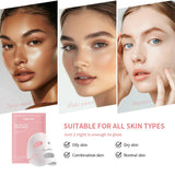 Bio-Collagen Real Deep Mask Supplement Collagen Hydrating Overnight Hydrogel Mask Elasticity Improvement Pore Minimizing Firming