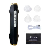 2025 New Design - Portable CO2 Oxygen Bubble Pen Rechargeable Exfoliate Device Handheld Facial Clean Machine SPA Beauty Capsules