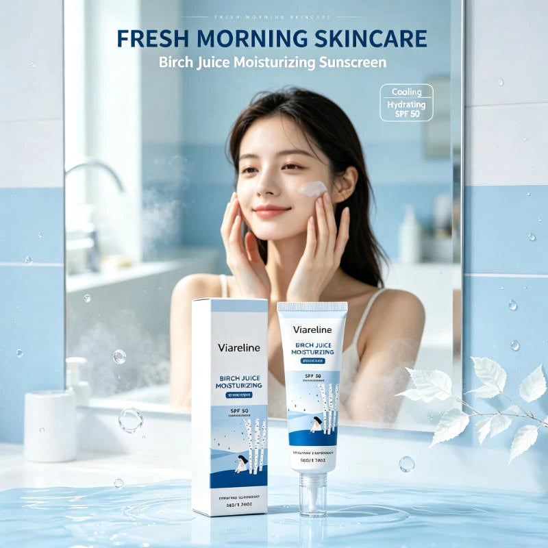 Birch Sap Primer Korean Hydrating Natural Makeup Effect Long-lasting Primer Refreshing Brighten All Skin Types Daily Face Cream