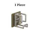 1/2/4/6Pcs Stainless Steel Washbasin Hook Multifunction Punch-free Kitchen Bathroom Rack Basin Storage Rack Towel Hanging Holder
