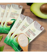 FENYI 15pcs Shea Butter Body Scrub Face Exfoliating Peach Extract Deep Cleansing Moisturizer Soft Whitening Skin Care Body Care