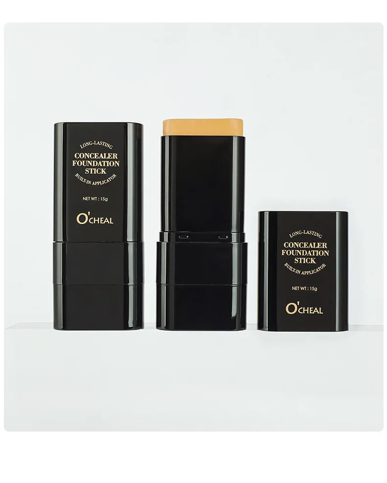 Eraser Foundation Stick Water Moist Light Concealer Foundation Covering Acne Scarring Dark Under-eye Circles Face Beauty Makeup