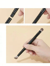 6Pcs Mini Travel Eyeshadow Makeup Brushes Set Portable Small Eye Shadow Blending Concealer Brush With Storage Case For Daily Makeup