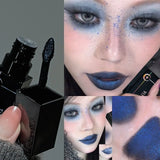 Pearlescent Polarized Green Lip Mud Gloss Fine Shimmer Lip Glaze Plumping Gothic Black Moisturizing Shiny Halloween Lips Makeup