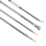 4/8PCS Acne Blackhead Comedone Black Spot Pimple Blemish Remover Skin Care Women Beauty Acne Treatment Pore Cleanser Needle Hook