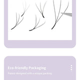 DIYDAY W-Shape Eyelash Extension 3d 4d 5d 6d 7d 8d W Lashes Natural Soft Premade Fan Bloom Effect Eye Lashes for Beauty Makeup