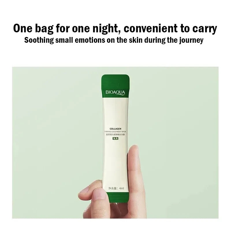 Bioaqua Collagen Sleeping Facial Masks Skincare Moisturizing Brightening Firming Face Mask Korean Skin Care for Face