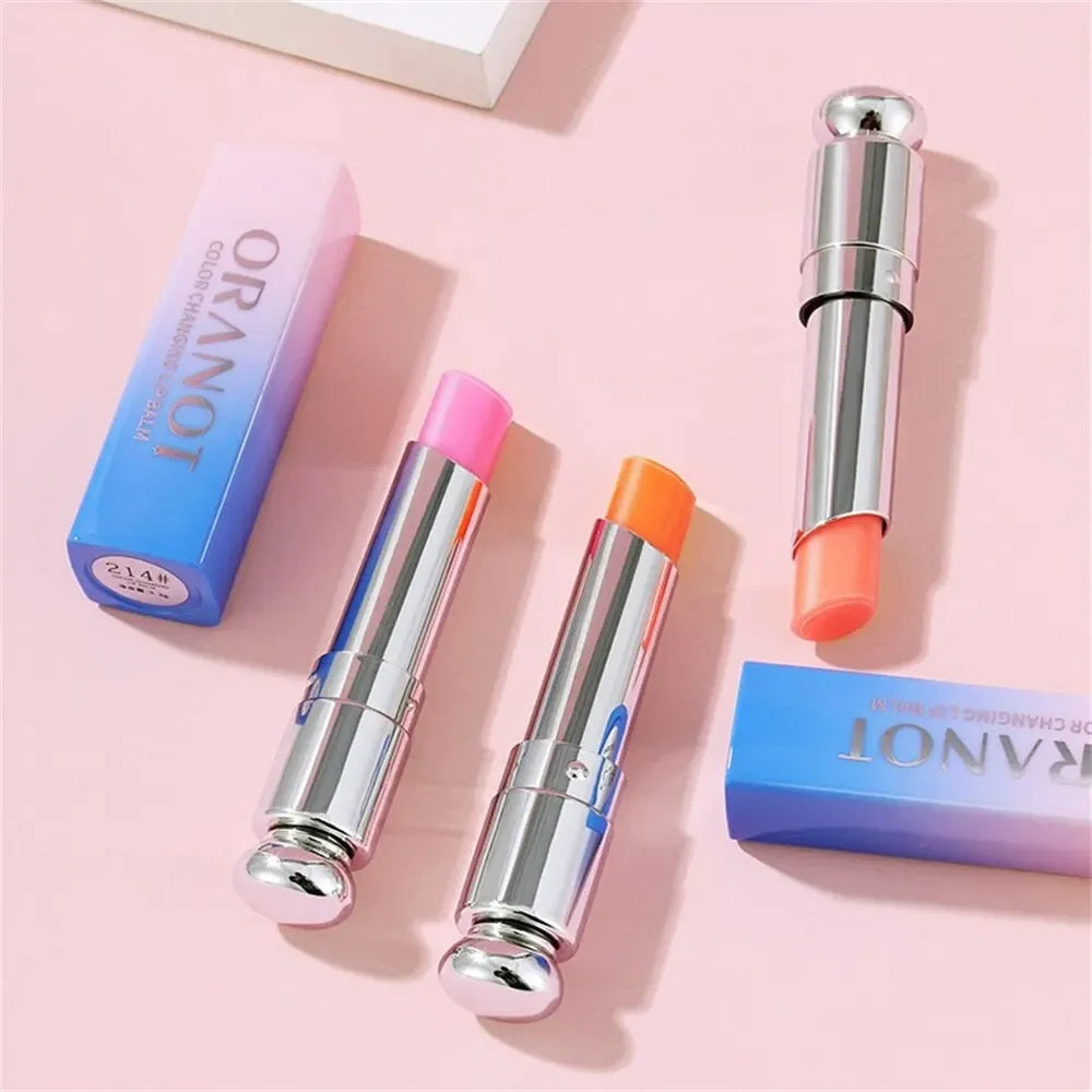 Color-Change Gradient Lipstick – Moisturizing, Waterproof Long-Lasting Tint, Glossy Finish, Unisex, Holiday