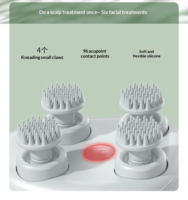 Deep Scalp Massager Head Cleaning Massager Also Suitable for Pets Electric Massage Tool Washable and Portable