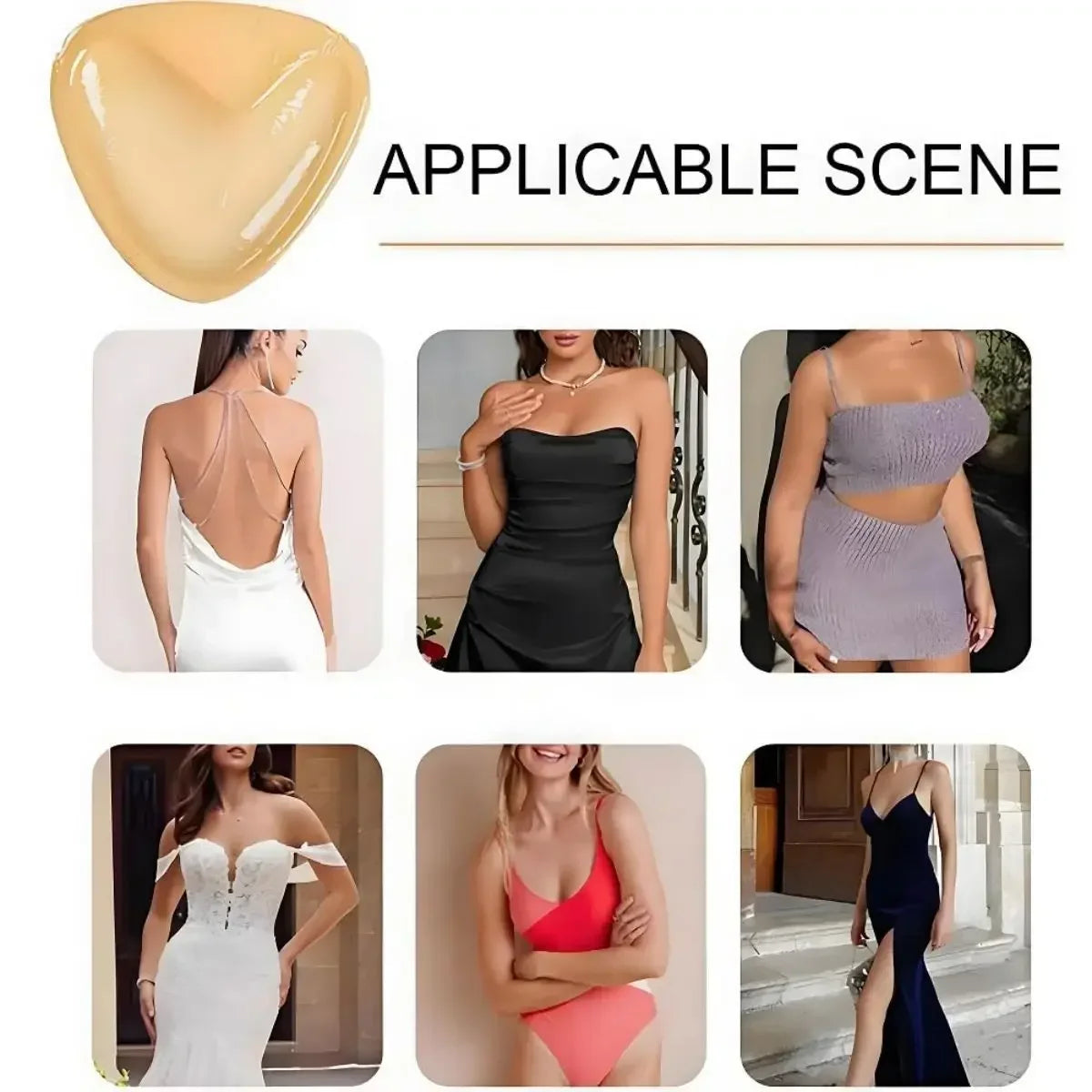 Women Triangle Nipple Cover Sticker Boost Inserts Bra Lift Up Bra Pads Adhesive Cup Chest Patch Breast Invisible Bra Bikini Pad