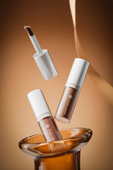 4-Color 3D Face Contour Liquid Bronzer Shade Smooth Highlight Mirror Lasting Natural Nose Shadow Waterproof Brighten Makeup
