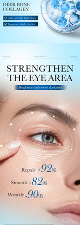 60 Pieces of Collagen Firming Eye Masks, Rich in Various Skin-Beneficial Ingredients, Moisturize the Skin Around the Eyes, Anti-Wrinkle and Hydrating