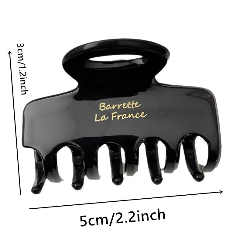 Red Acetate Hair Crabs 5.5cm Long Hair Clips for Girls And Women Korean Fashion Tie up Hair Accessories