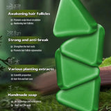 Usman Grass & Platycladus Herbal Shampoo Soap Natural Hair Loss Treat Strengthens Roots Controls Oil Cleanses Scalp Hair Growth