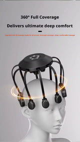 Electric Octopus Head Massager 10/14 Claws Smart Scalp Massage Device Relax Stress Relief Deep Tissue Home Head Spa Massager