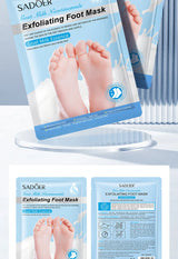 SADOER  Exfoliating Feet Mask Exfoliating Foot Peel Mask Socks Pedicure Peeling Dead Skin Remover Feet Mask Peel Moisturizing