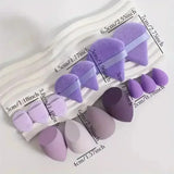 14PCS Set Makeup Sponge Professional Powder Puff for Foundation Blending Cosmetic Tools Beauty Accessories Soft Sponge
