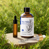 HIQILI 100ML Tea Tree Essential Oils for Hair Care & Increase Hair Shine Diffuser Humidifier Massage Candles Making Soap