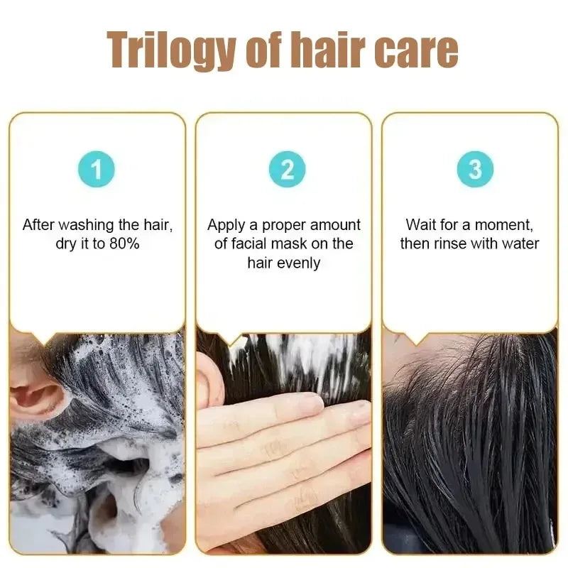 5-Second Smooth Hair Care Professional Magic Hair Mask, Natural Repair, Moisturizing, Anti-Split Ends, Repairs Damage, Smooths Frizz