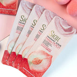 FENYI 15pcs Shea Butter Body Scrub Face Exfoliating Peach Extract Deep Cleansing Moisturizer Soft Whitening Skin Care Body Care