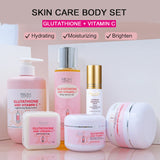 AILKE Whitening Skin Care Set, With Glutathion Vitamin C, Brighter Smoother Skin, Reduce Dark Spots, Clean Skin, Moisturizing