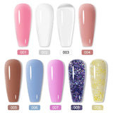 LIMEGIRL 15g Solid Nail Extension Gel Non Stick Hand Phototherapy UV Gel Quick Building Gel Nails Tips Nail Art Prolong Nail Gel