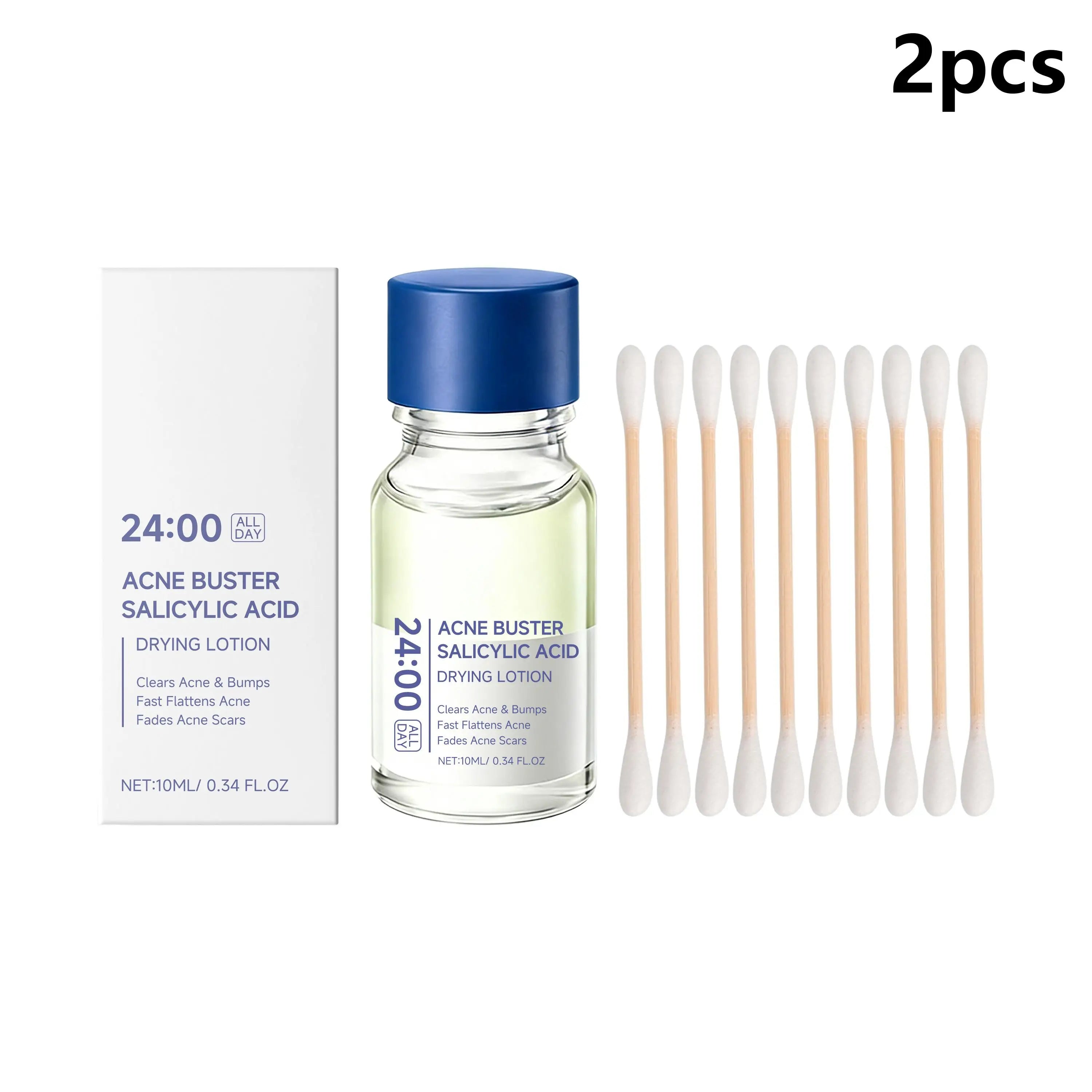 Salicylic Acid Serum for Acne Drying Lotion Acne Treatment Sensitive Skin Care Pimples Acne Remover Serum Cream Anti Acne Serum