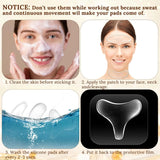 Reusable T Anti Wrinkle Chest Pad Silicone Transparent Removal Patch Face Skin Care Anti Aging Breast Lifting Chest Patch Flesh