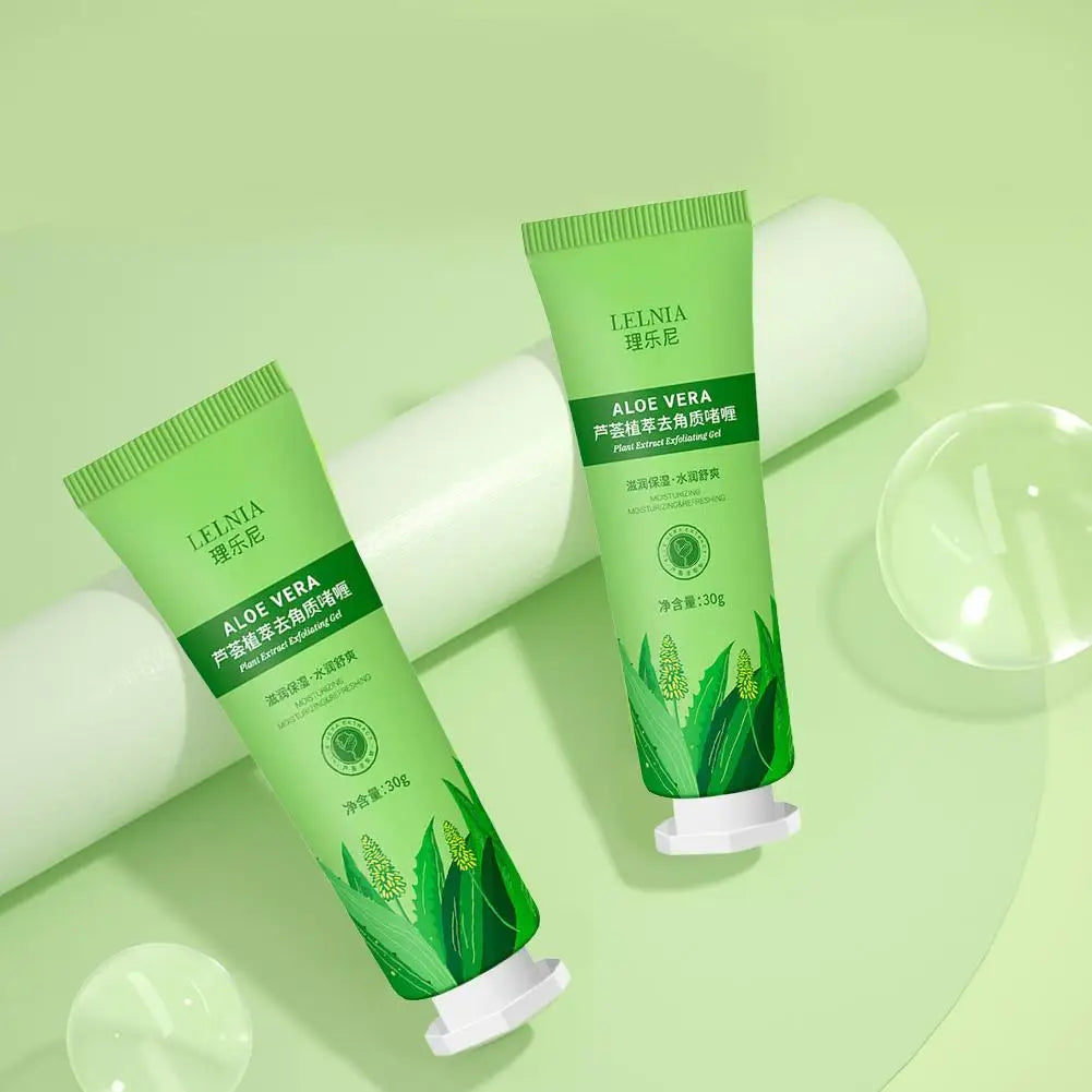 Facial Exfoliating Gel, Non-Scrub Gentle Exfoliant for Face & Body Dead Skin Peeling & Cleansing, Revealing Glowing Skin 30ml