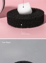 1 Piece Makeup Brush Cleaner Sponges Cosmetic Brush Drying Wash Eyeshadow Color Removal Portable Cleaning Case