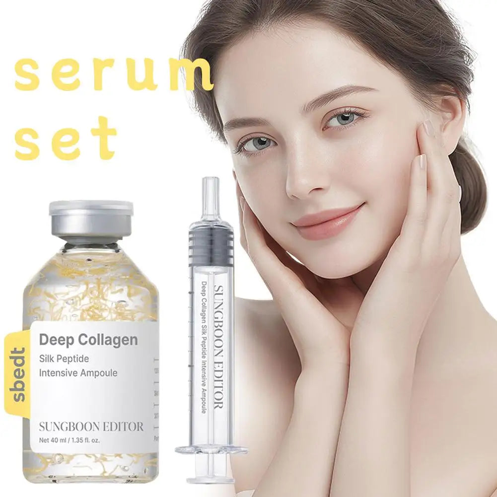 Silk Peptide Intensive Lifting Ampoule |Anti-Aging Serum For Face With Collagen & 30 Peptide Complex Skin Tightening & Firming