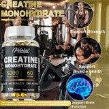 Creatine Monohydrate Capsule - Enhance Muscle Strength, Relieve Fatigue, Promote Energy Production, and Improve Performance