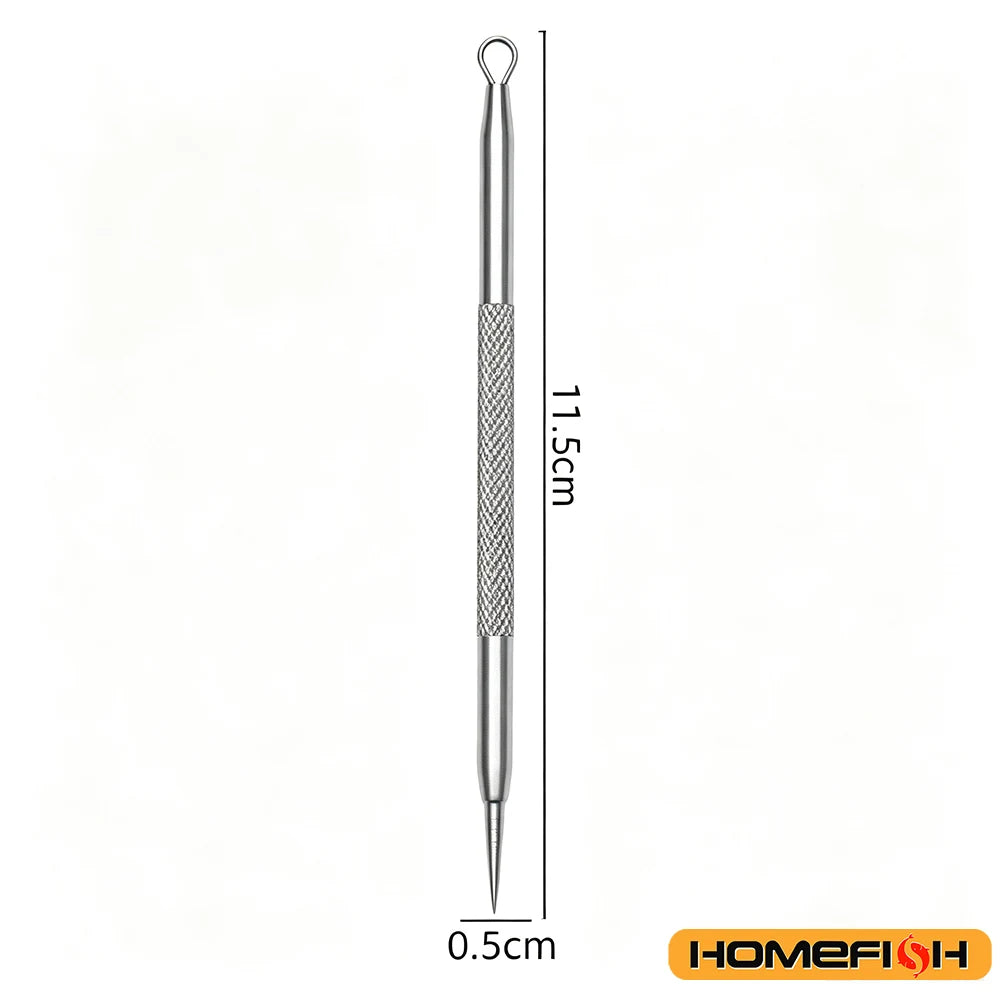 1pc Stainless Steel Blackhead Comedone Acne Blemish Extractor Remover Face Skin Care Pore Cleaner Needles Remove Tools Hot